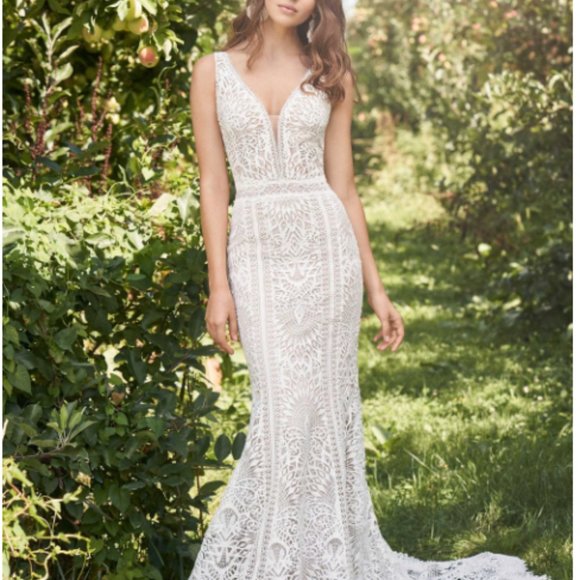 Boho Wedding Dress - Picture 1 of 6